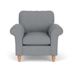 Hurley Armchair - Blue Marl - House Weave - The Cotswold Company - thumbnail 2