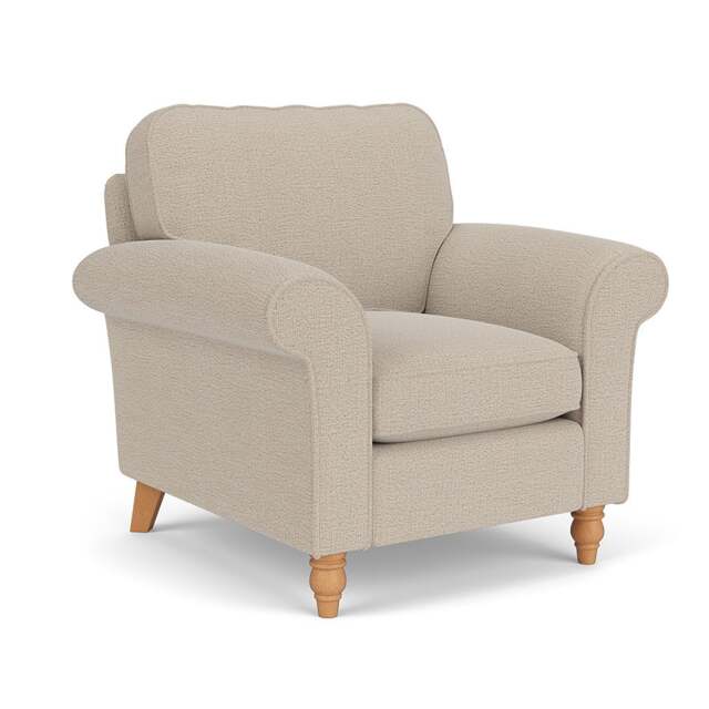 Armchair - Natural - Rustic Weave - Hurley - The Cotswold Company - image 1
