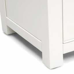 Chalford Warm White Corner Desk with Topper and Filing Cabinet - The Cotswold Company - thumbnail 7