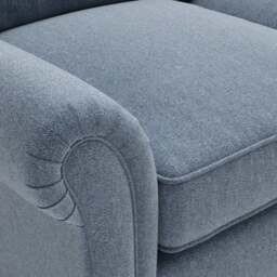 Osbourne Chaise Large Left Hand - Indigo - Rustic weave - The Cotswold Company - thumbnail 4