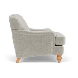 Armchair - Grey Mist - Eco Chenille - Ashbee - The Cotswold Company - thumbnail 3