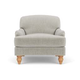 Armchair - Grey Mist - Eco Chenille - Ashbee - The Cotswold Company - thumbnail 2