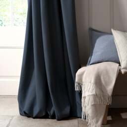Apsley Ink Curtain Pair - 228x229cm - The Cotswold Company - thumbnail 2