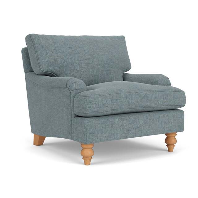 Morris Armchair - Teal marl - Rustic Weave - The Cotswold Company - image 1