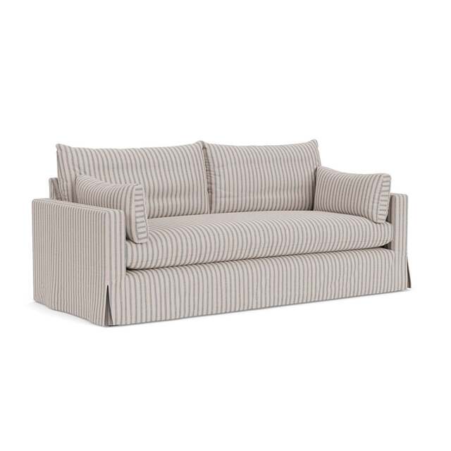 4 Seater Sofa - Indigo - Kingham Stripe - Ashton - The Cotswold Company - image 1