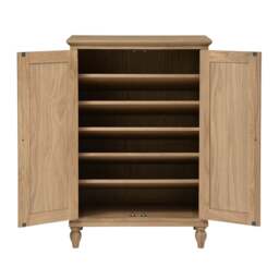 Shoe Cupboard - Elkstone Mellow Oak - The Cotswold Company - thumbnail 4