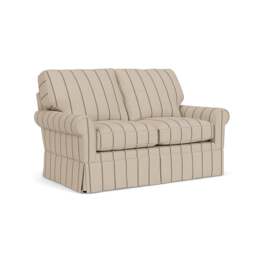 Large 2 Seater Sofa - Charcoal - Compton Stripe - Dawson - The Cotswold Company