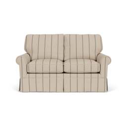 Large 2 Seater Sofa - Charcoal - Compton Stripe - Dawson - The Cotswold Company - thumbnail 2