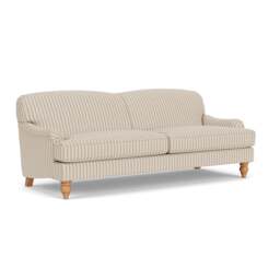 Ashbee 4 Seater - Sage - Kingham Stripe - The Cotswold Company - thumbnail 1