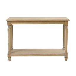 Camille Limewash Oak Console Table - The Cotswold Company - thumbnail 2