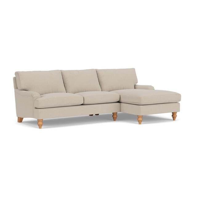 Morris Chaise Large Right Hand - Natural - Rustic weave - The Cotswold Company - image 1