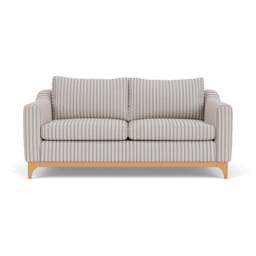 3 Seater Sofa - Indigo - Kingham Stripe - Watson - The Cotswold Company - thumbnail 2