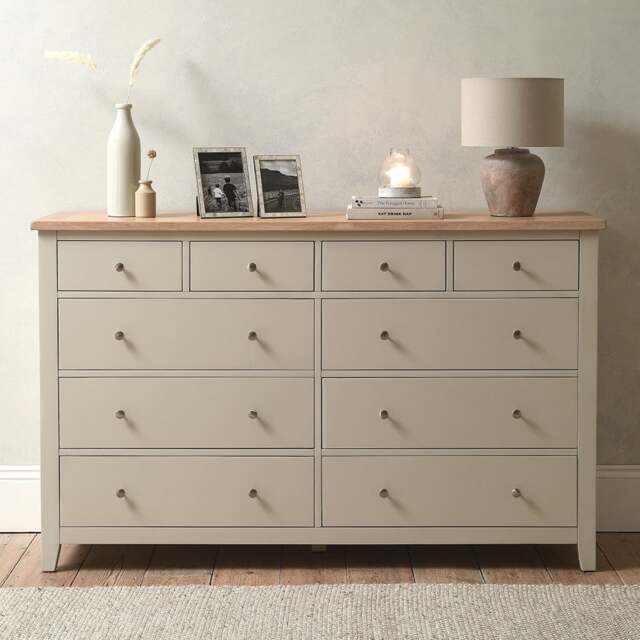 10 Drawer Chest - Chester Limestone - The Cotswold Company - image 1