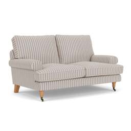 2 Seater Sofa - Indigo - Kingham Stripe - Stewart - The Cotswold Company - thumbnail 1