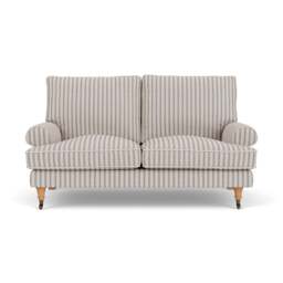 2 Seater Sofa - Indigo - Kingham Stripe - Stewart - The Cotswold Company - thumbnail 2