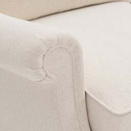 Taylor High Back 3 Seater - Natural - Rustic weave - The Cotswold Company - thumbnail 4