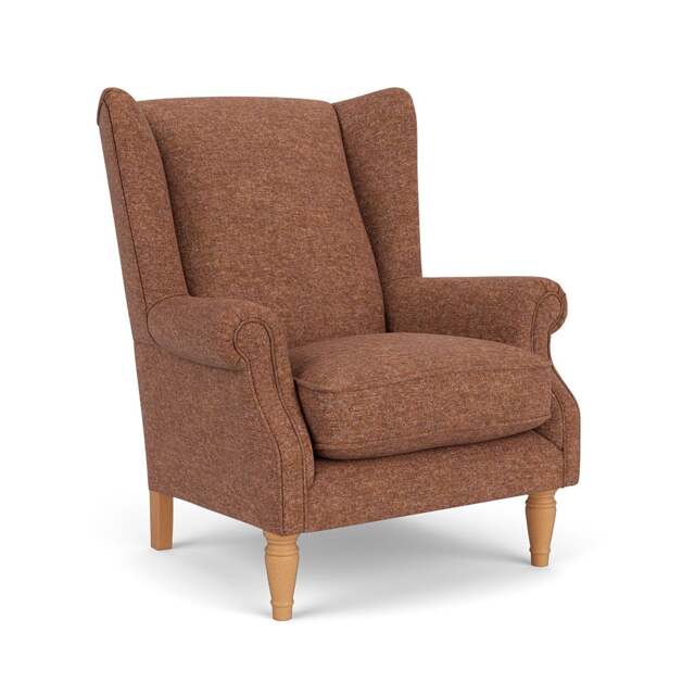 Armchair - Brick Marl - Aquaclean Oxford - Alice - The Cotswold Company - image 1