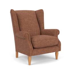 Armchair - Brick Marl - Aquaclean Oxford - Alice - The Cotswold Company - thumbnail 1