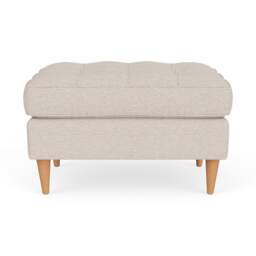 Foot Stool - Natural - House Weave - Saxon Small - The Cotswold Company - thumbnail 2