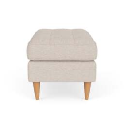 Foot Stool - Natural - House Weave - Saxon Small - The Cotswold Company - thumbnail 3