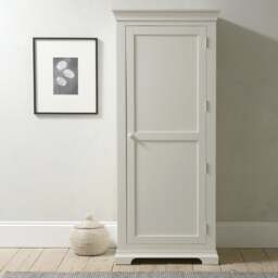 Chantilly Warm White Single Wardrobe - The Cotswold Company - thumbnail 4