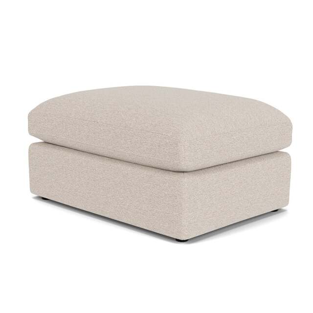 Foot Stool - Natural - House Weave - Clarke Large - The Cotswold Company - image 1