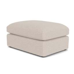 Foot Stool - Natural - House Weave - Clarke Large - The Cotswold Company - thumbnail 1