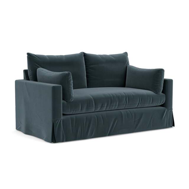 Large 2 Seater Sofa - Night Sky - Matt Velvet - Ashton - The Cotswold Company - image 1