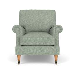 Armchair - Lake - Herringbone Weave - Taylor High Back - The Cotswold Company - thumbnail 2