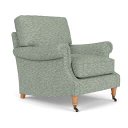 Armchair - Lake - Herringbone Weave - Taylor High Back - The Cotswold Company - thumbnail 1