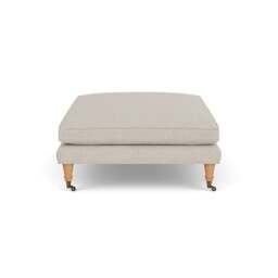 Foot Stool - Natural - Aquaclean Oxford - Taylor - The Cotswold Company - thumbnail 3