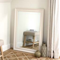 Warm White Large Rectangular Mirror 110x80cm - Home Accessories - The Cotswold Company