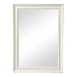 Warm White Large Rectangular Mirror 110x80cm - Home Accessories - The Cotswold Company - thumbnail 2