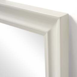Warm White Large Rectangular Mirror 110x80cm - Home Accessories - The Cotswold Company - thumbnail 4