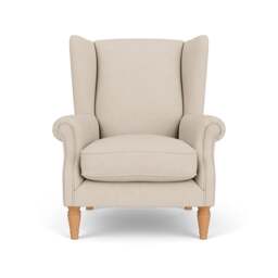 Armchair - Lily White - House Linen Mix - Alice - The Cotswold Company - thumbnail 2