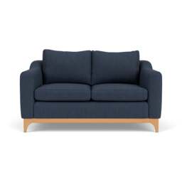 2 Seater Sofa - Indigo - Luxury Italian Linen - Watson - The Cotswold Company - thumbnail 2