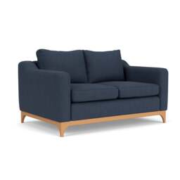 2 Seater Sofa - Indigo - Luxury Italian Linen - Watson - The Cotswold Company