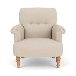 Armchair - Lily White - House Linen Mix - Harriet - The Cotswold Company - thumbnail 2