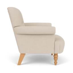 Armchair - Lily White - House Linen Mix - Harriet - The Cotswold Company - thumbnail 3