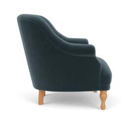 Armchair - Night Sky - Matt Velvet - Everett - The Cotswold Company - thumbnail 3