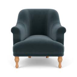 Armchair - Night Sky - Matt Velvet - Everett - The Cotswold Company - thumbnail 2