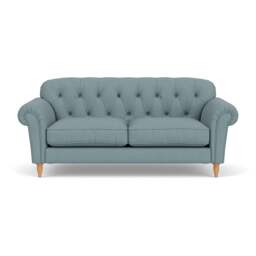 3 Seater Sofa - Sky Blue - House Linen Mix - Chapman - The Cotswold Company - thumbnail 2