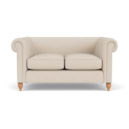 2 Seater Sofa - Lily White - House Linen Mix - Rayner - The Cotswold Company - thumbnail 2