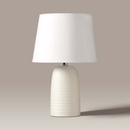 Louie Ceramic Bedside Lamp - Warm White - Home Accessories - The Cotswold Company