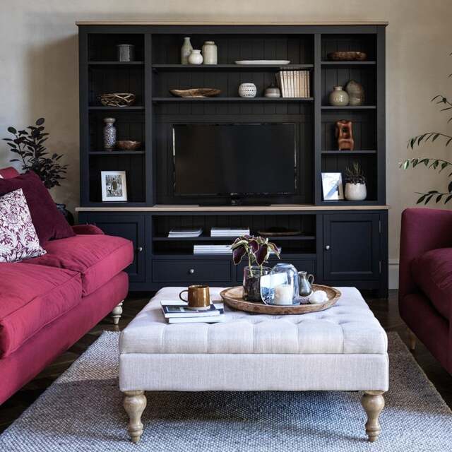 TV and Media Storage Unit - Chester Charcoal - The Cotswold Company - image 1