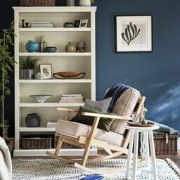 Stow Warm White Large Bookcase - The Cotswold Company
