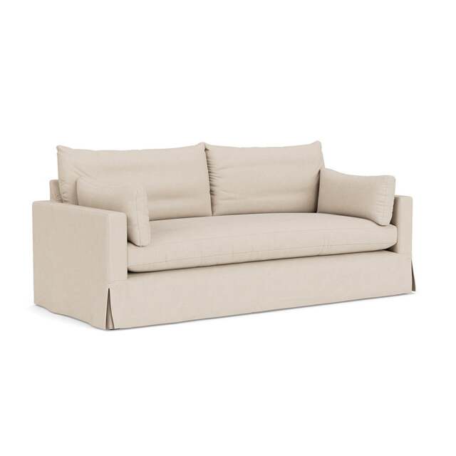4 Seater Sofa - Lily White - House Linen Mix - Ashton - The Cotswold Company - image 1