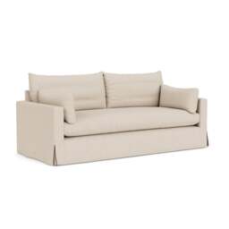 4 Seater Sofa - Lily White - House Linen Mix - Ashton - The Cotswold Company
