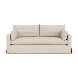4 Seater Sofa - Lily White - House Linen Mix - Ashton - The Cotswold Company - thumbnail 2
