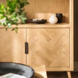 Harnhill Pale Ash Large Bookcase - The Cotswold Company - thumbnail 3